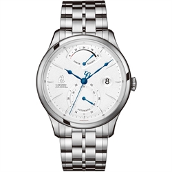 Borel 依波路復古系列GMT兩地時區動力儲存男士自動機械手錶 GS8880P3-25121#