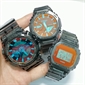 Casio G-SHOCK 110 系列 黄昏海滩抢眼反射玻璃半透明灰色指针数码手表 GA-110TLS-8A