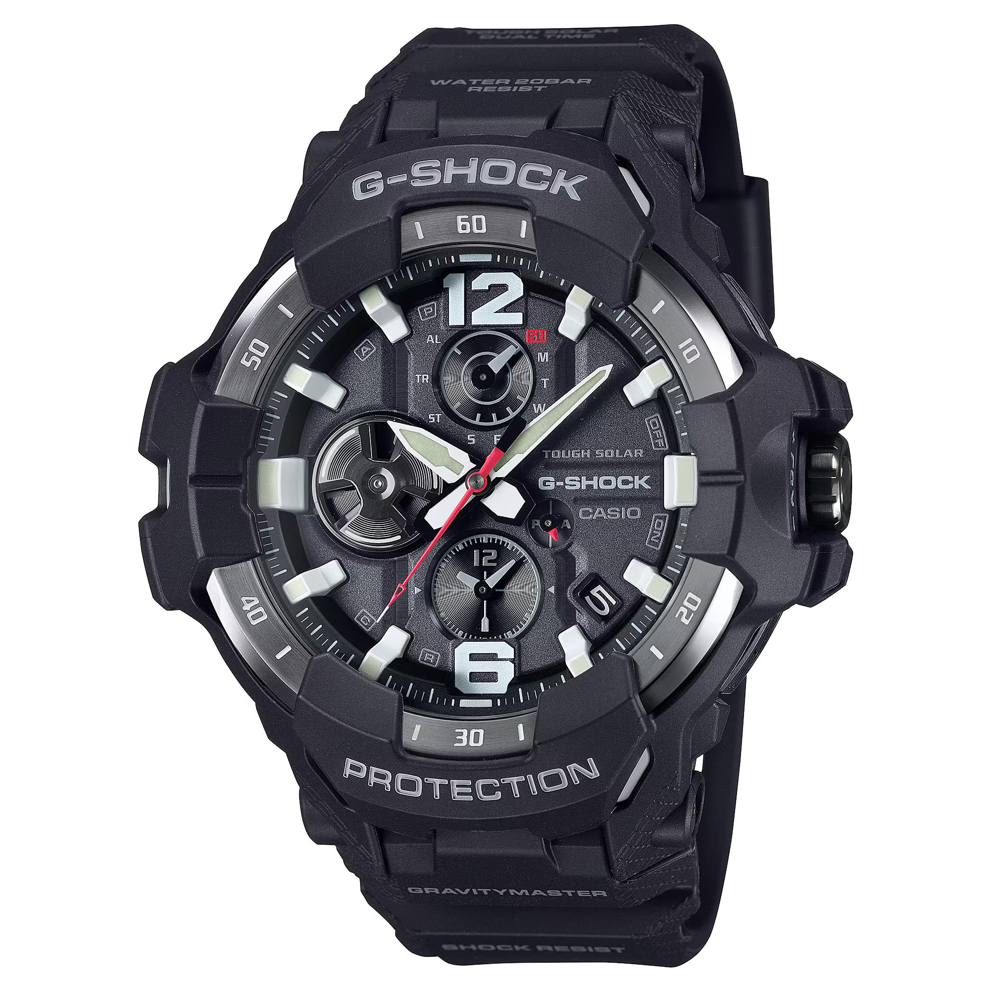 Casio G-SHOCK MASTER OF G - AIR系列 GRAVITYMASTER 飛行歷險之旅太陽能手錶 GR-B300-1A