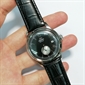 Orient Bambino 经典复古黑色表盘真皮表带男士机械手表 RA-AP0101B30B
