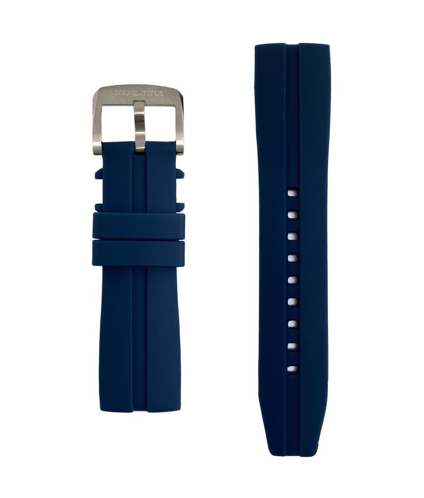 Silicone watch outlet strap