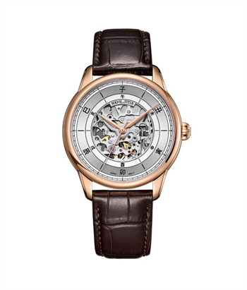 Enlight 3 Hands Automatic Leather Watch [W06-03309-006]