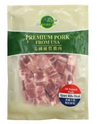 Greendotdot U.S. Natural Pork Spare Ribs (454g)