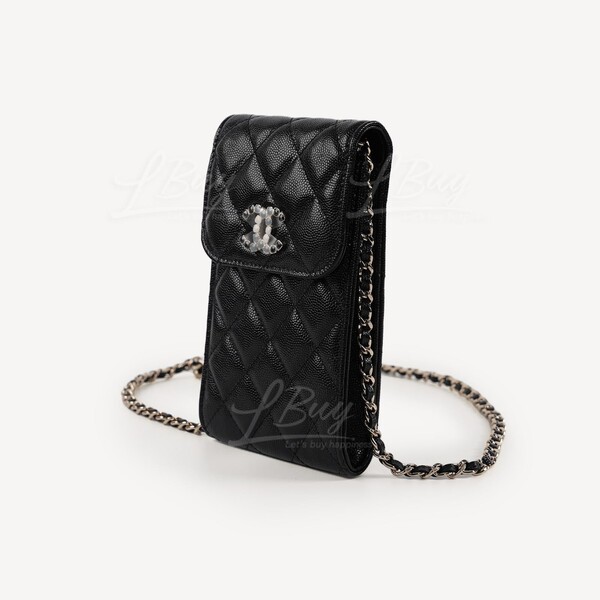 CHANEL Chanel Phone and AirPods case with chain AP2033