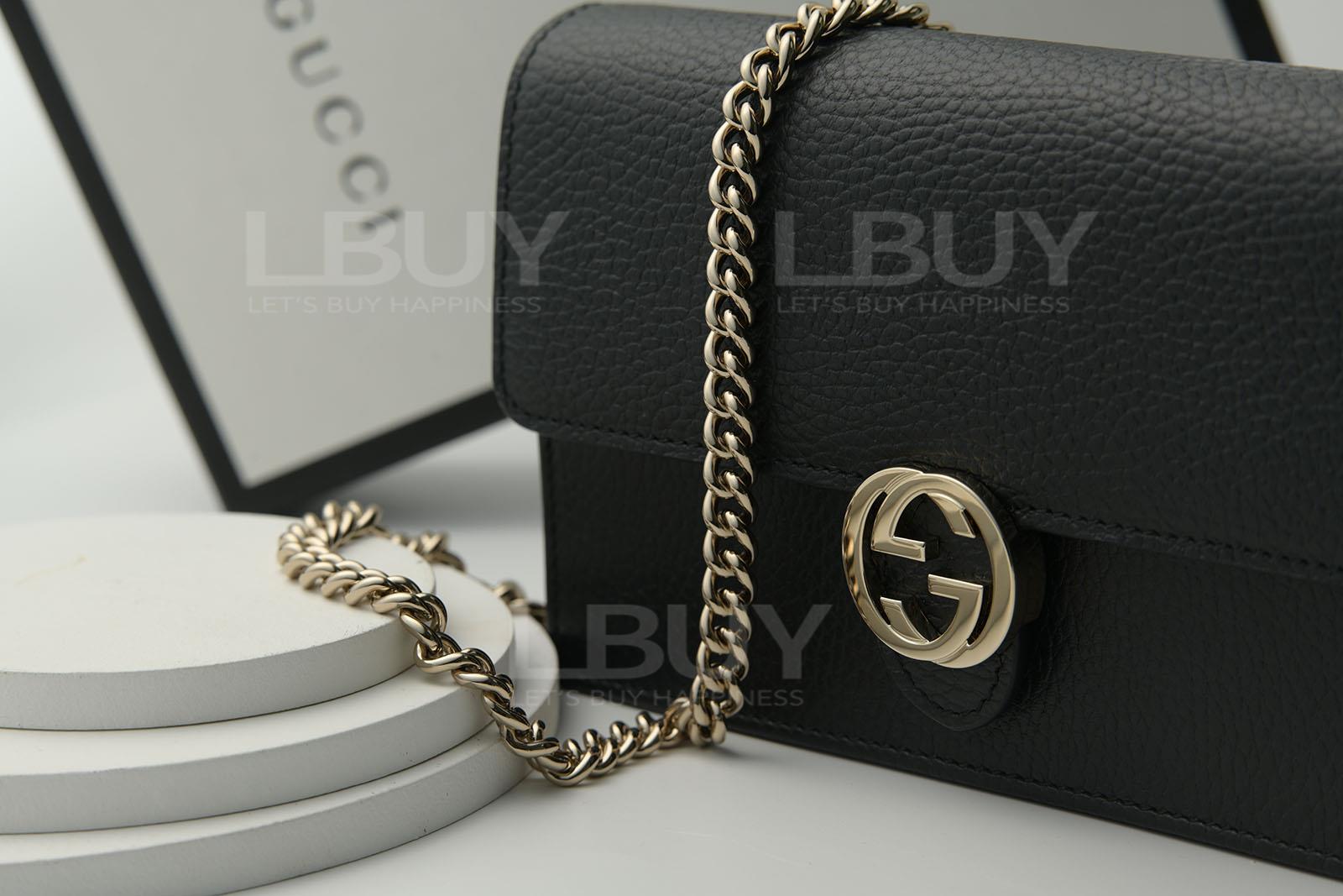 Gucci Interlocking G Leather Wallet 
