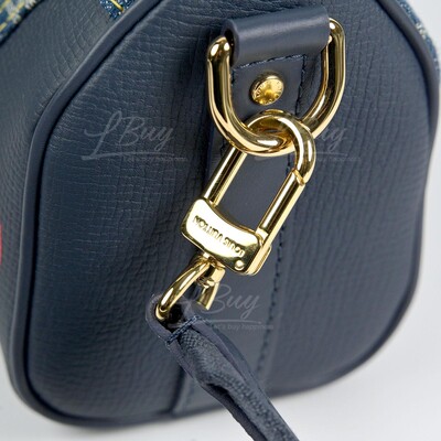 Limited edition Louis Vuitton keepall XS strap in blue denim by Nigo 