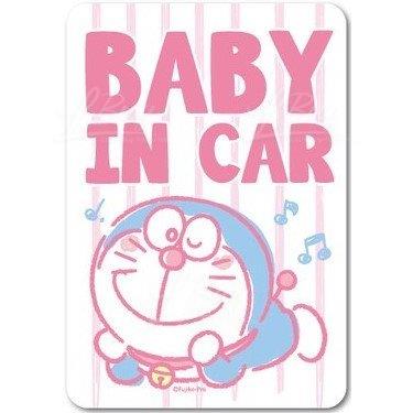 多啦A夢 貼紙 BABY IN CAR