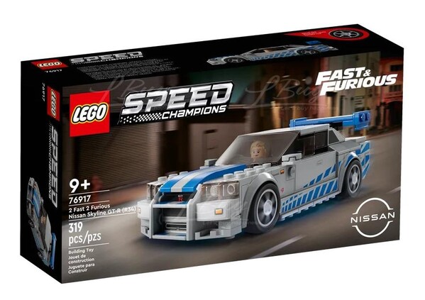 LEGO-LEGO 76917 Speed 2 Fast 2 Furious Nissan Skyline GT-R (R34) 9+