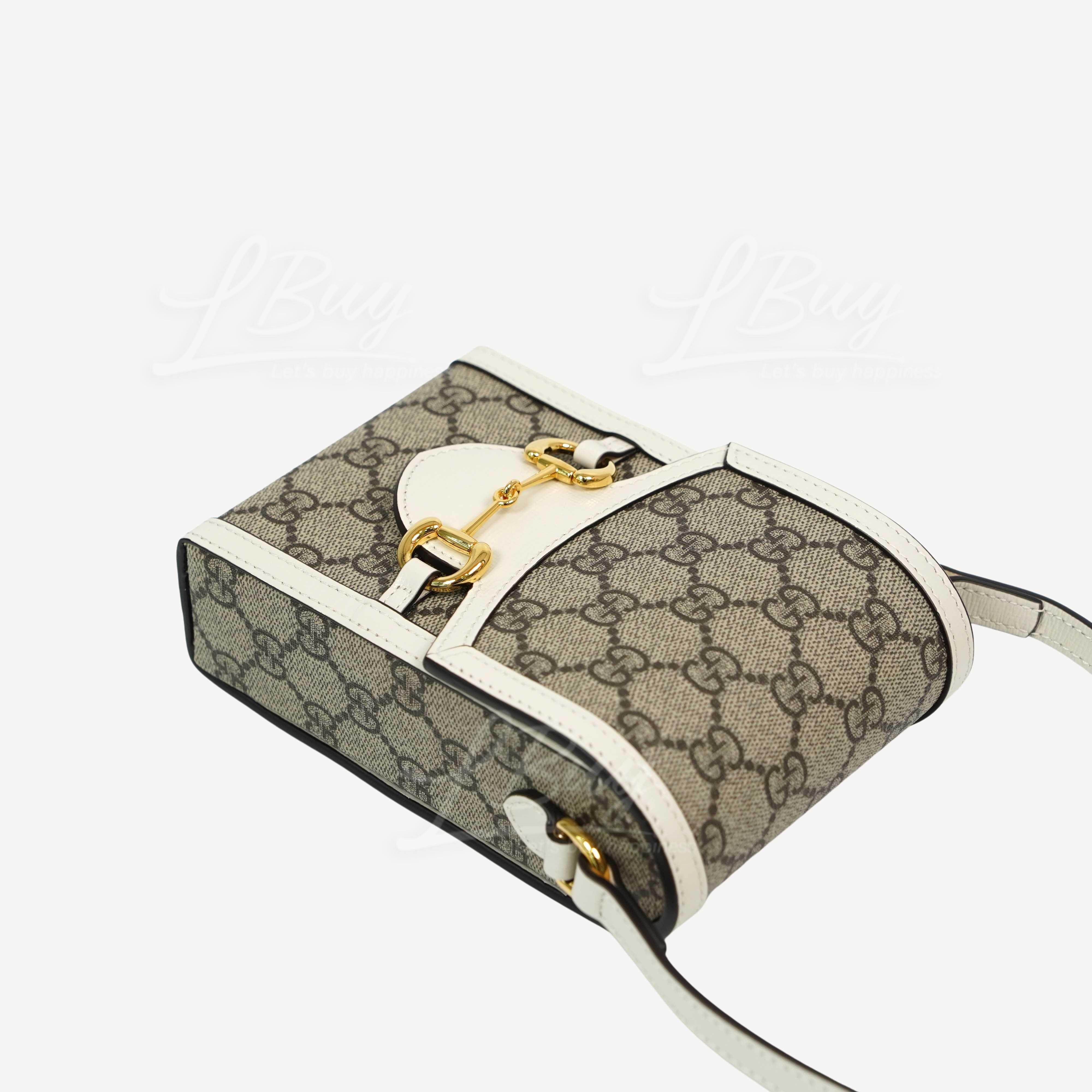 Cream 'Horsebit 1955 Mini' shoulder bag Gucci - Vitkac HK