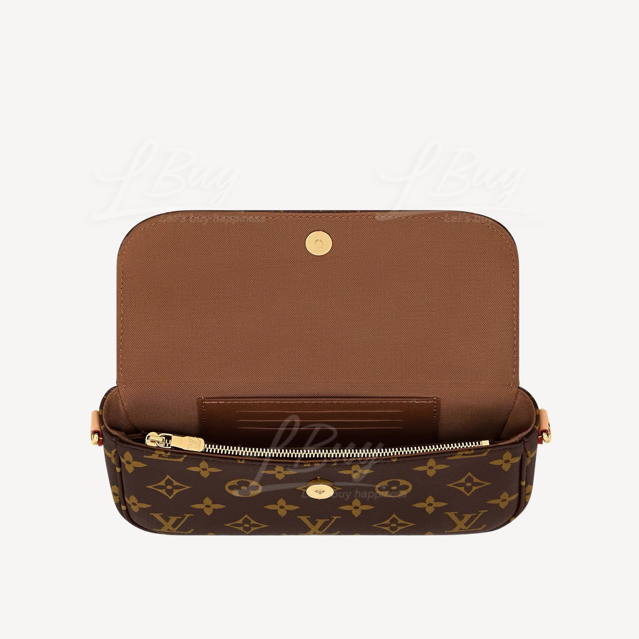 Louis Vuitton Wallet On Chain Ivy Monogram in Coated Canvas with Gold-tone  - US