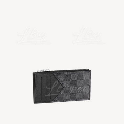 Louis Vuitton N64038 Damier Graphite Canvas Coin Card Holder