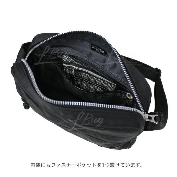 PORTER-PORTER DENIM SHOULDER BAG 892-1510 10 Black