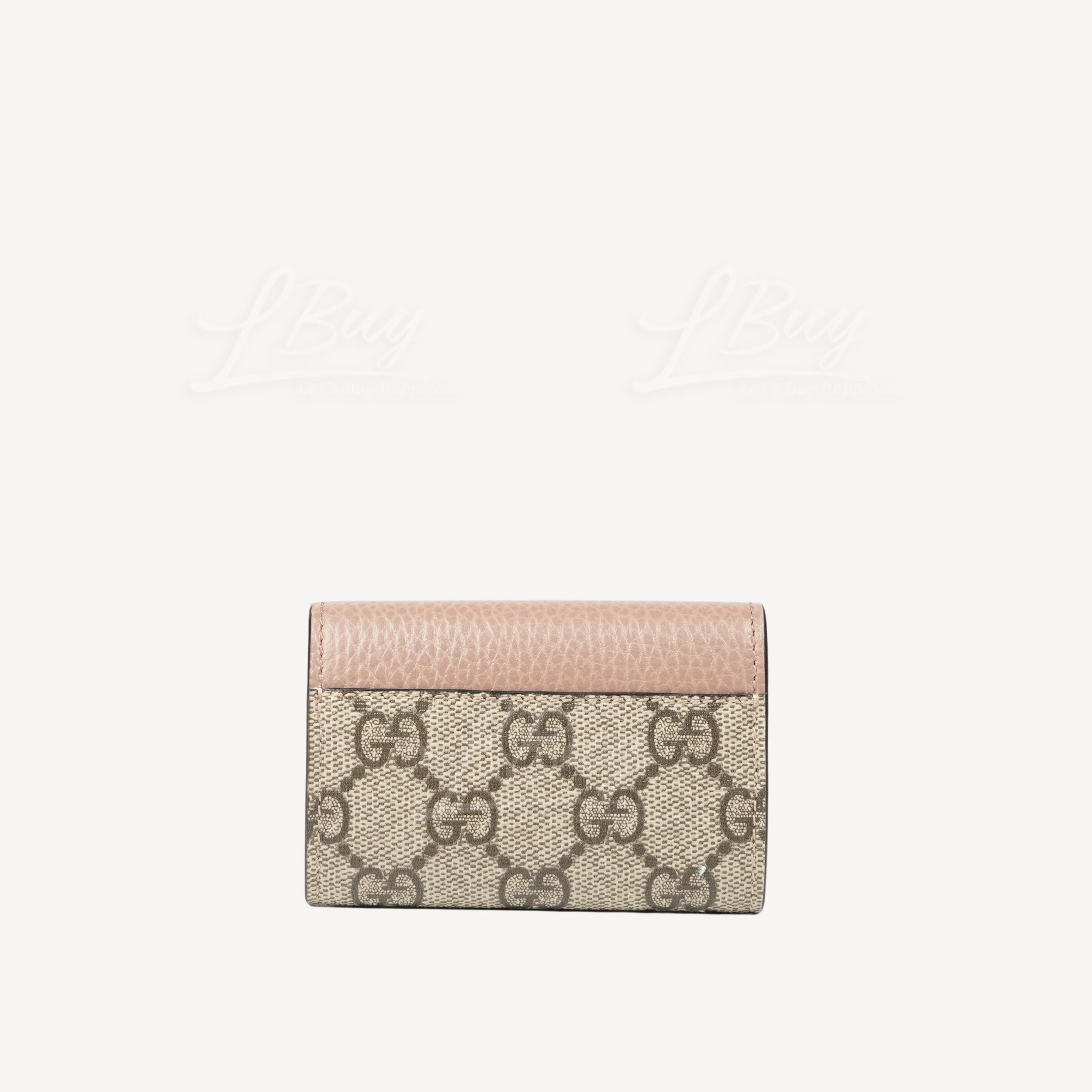 Gucci 456118 17WAG GG MARMONT Key holder Pink