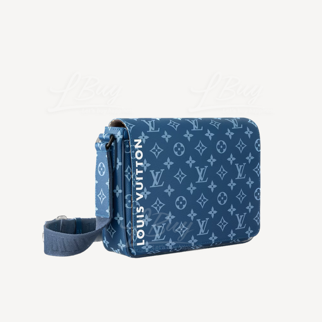 M23785 Louis Vuitton District PM Atlantic Blue Mens Crossbody Bags
