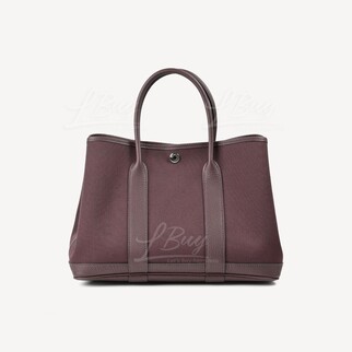 Hermes Garden Party 30 Bag Chocolat/rouge sellier