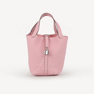 Hermes Picotin Lock 18 Bag 3Q Rose Sakura
