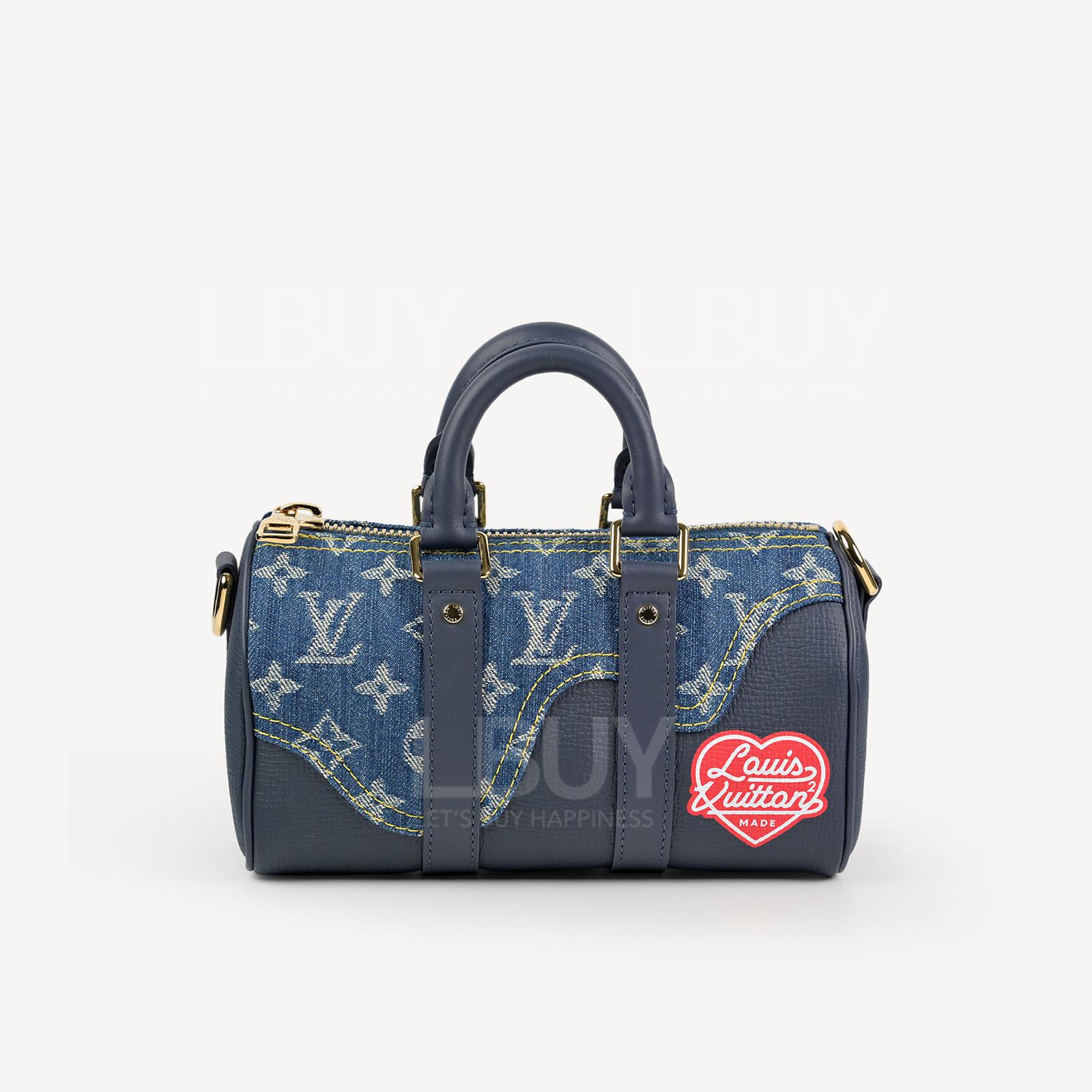 LV Nigo Keepall XS Bag Monogram 牛仔併皮革手袋