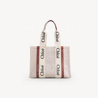 Chloe Medium Woody Tote Bag 中号手挽袋 棕色