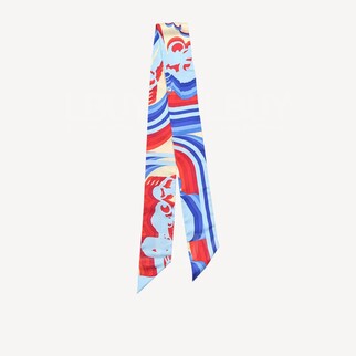 Hermes Brides De Gala Shadow Twilly 藍色 紅色 奶油色