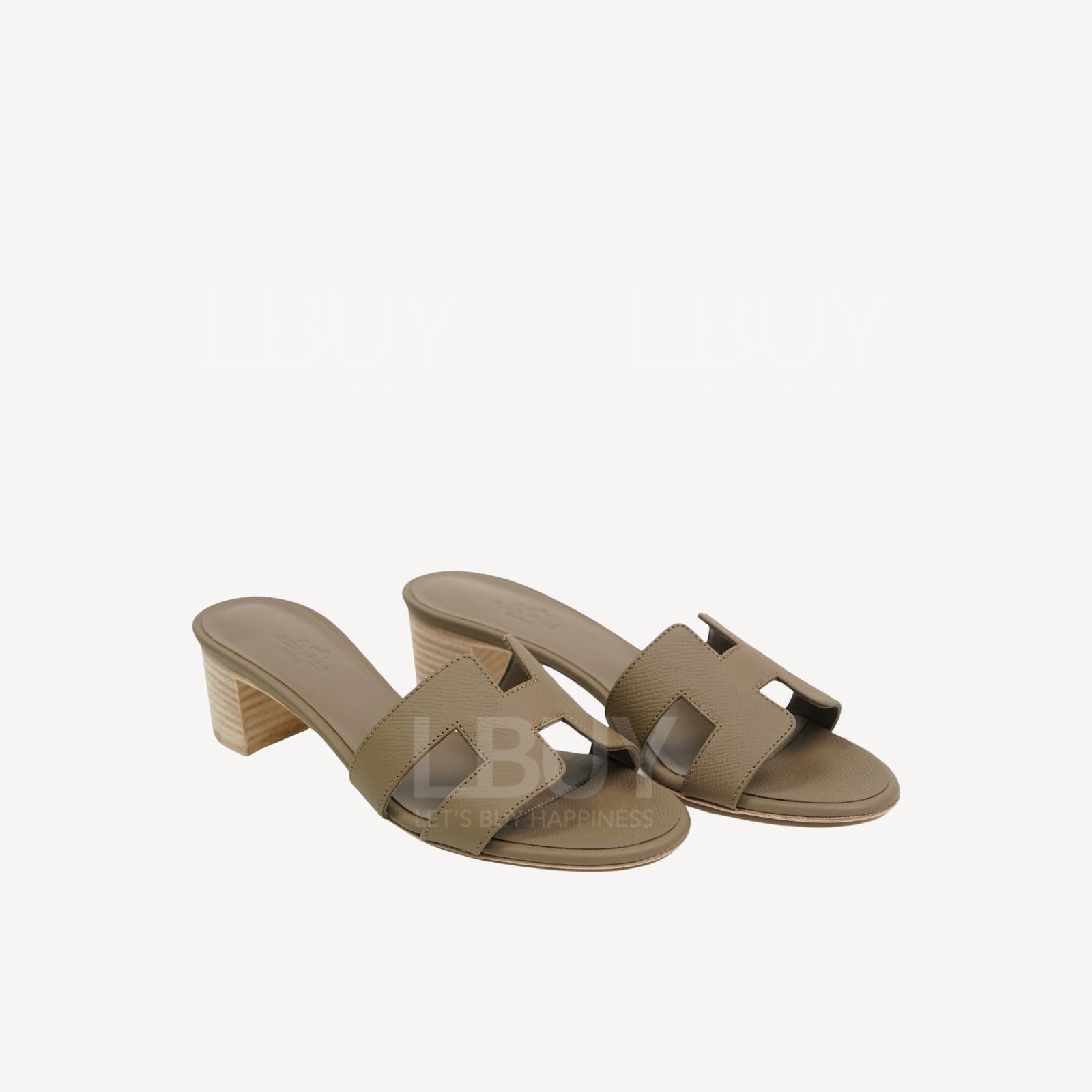 Hermes Oasis Sandal Etoupe