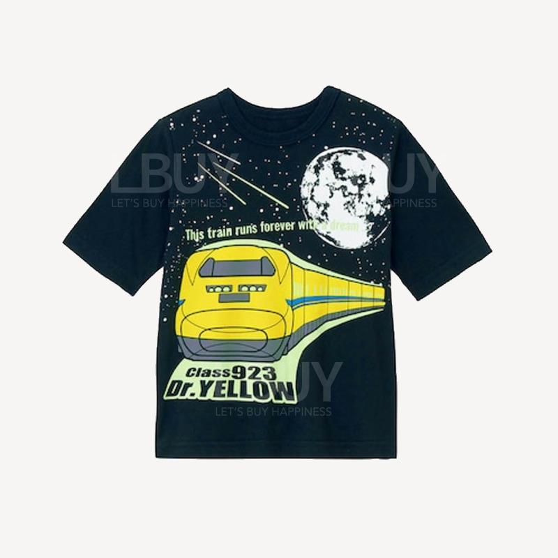 新幹線夜光短袖T恤 火⾞系列: 923形Dｒ.イエロー