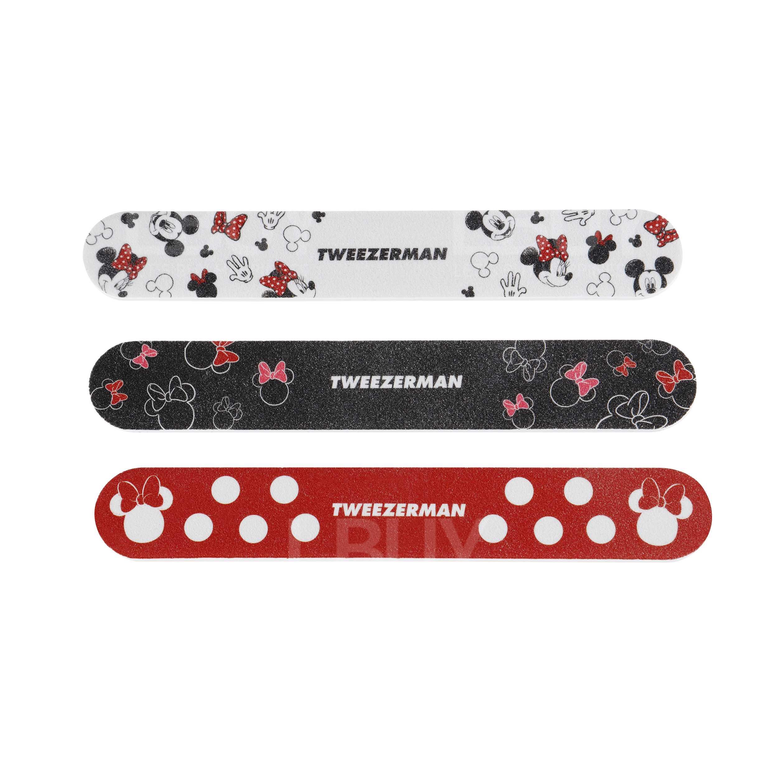 Tweezerman迪士尼 米奇與米妮 Ear-esistable 指甲銼 (3件裝)
