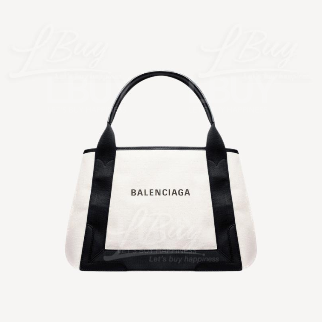 Balenciaga Small Cabas in Beige 黑色手挽袋