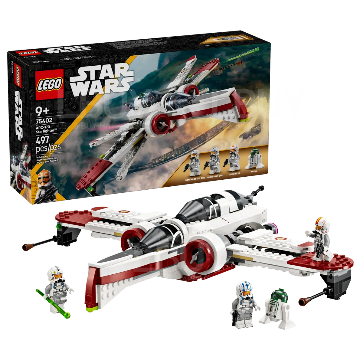 LEGO 75402 Star Wars™ 星球大戰 ARC-170 星際戰機™ 9+