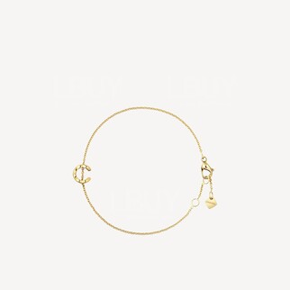 Chanel Coco 18K 米色金手链