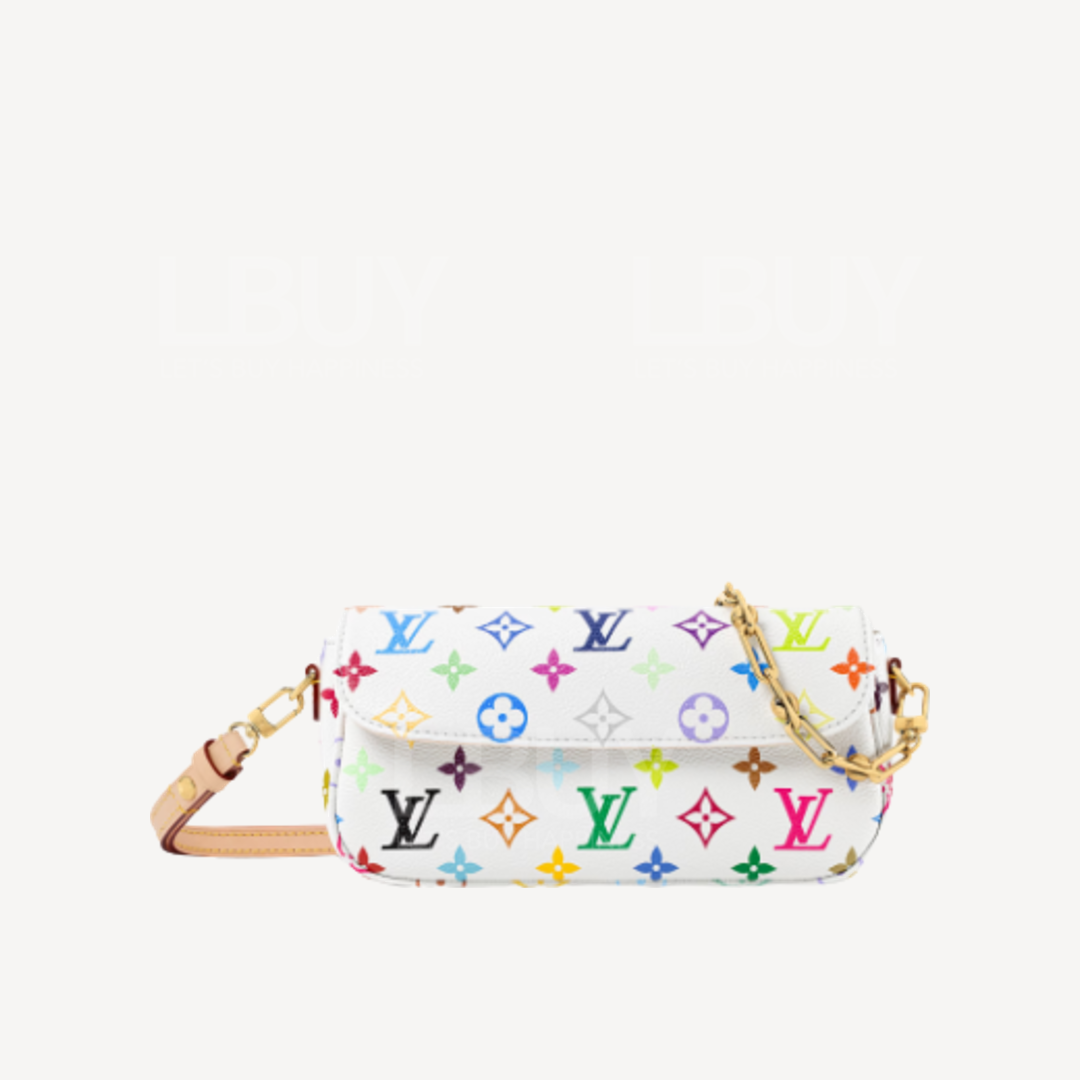 LV X TM Wallet On Chain Ivy 白色彩色 M27492