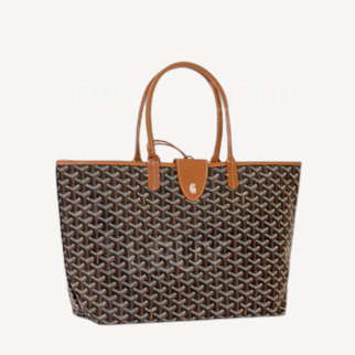 Goyard Saint Louis Bag PM 單肩手袋手挽袋 附皮革磁石夾 黑併啡色