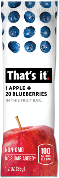That's it - Apple + Blueberry Fruit Bar 35g