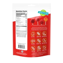 YumEarth Organic Fruit Lollipops 4 Flavors (Pomegranate Pucker,Perfectly Peach,Strawberry Smash,Very Very Cherry) (20pops)