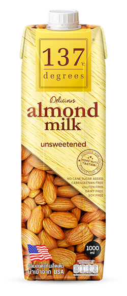 137°c Degrees Almond Milk Unsweetened 1L