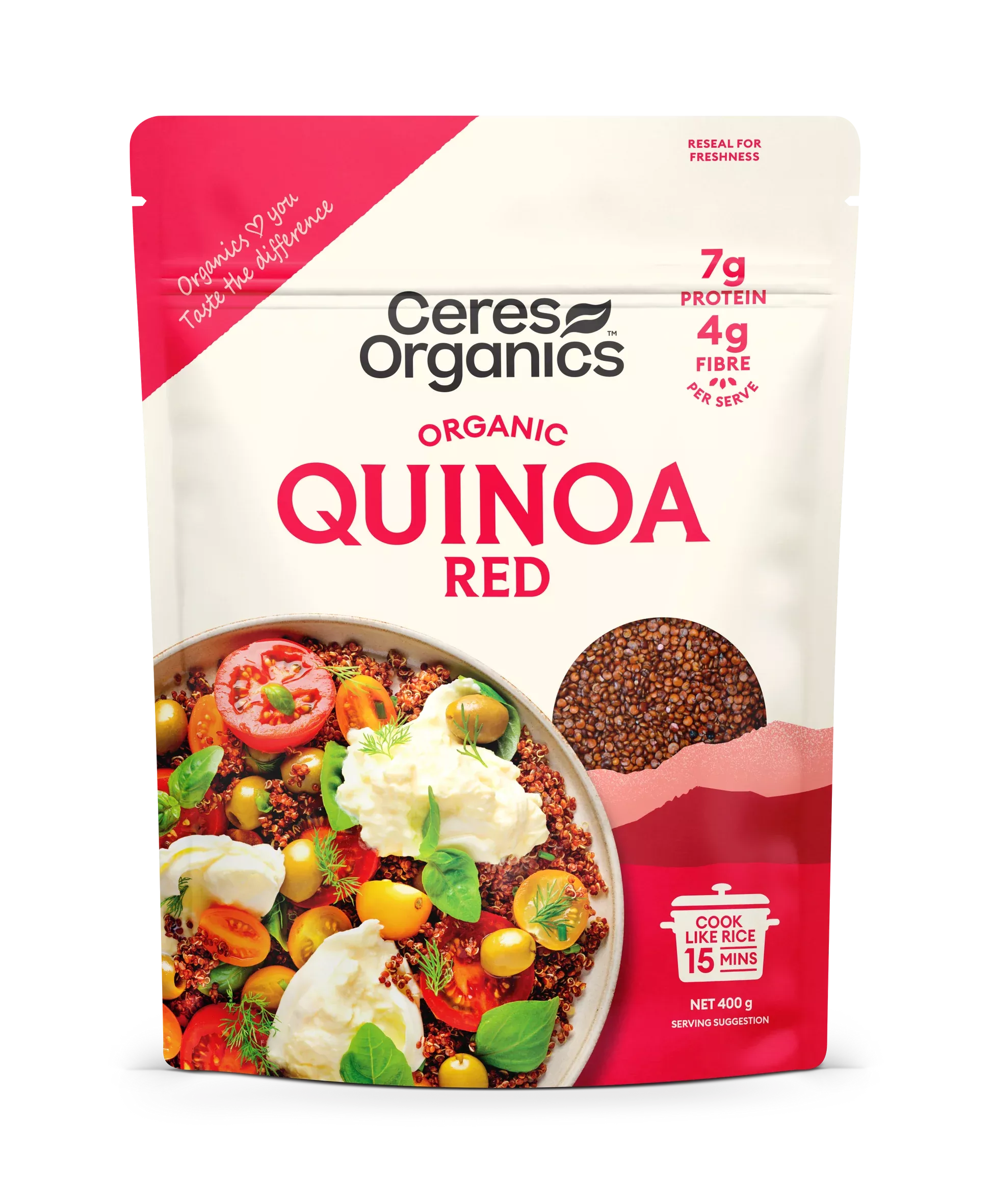 Ceres Organics Organic Red Quinoa 400g