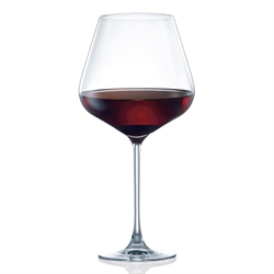 Lucaris Hong Kong Hip Burgundy glass