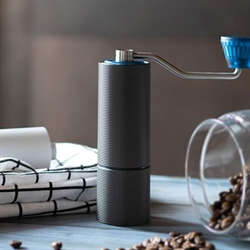 栗子C2磨豆機-藍色格子紋