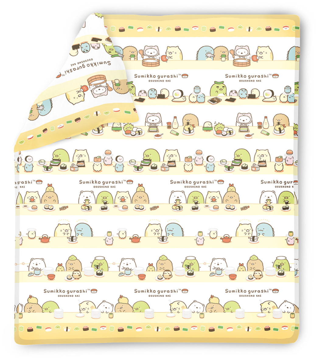 Swiss Sanitized®卡通抗菌冷氣被 (蜜桃絨面) - 角落小夥伴  #SG059