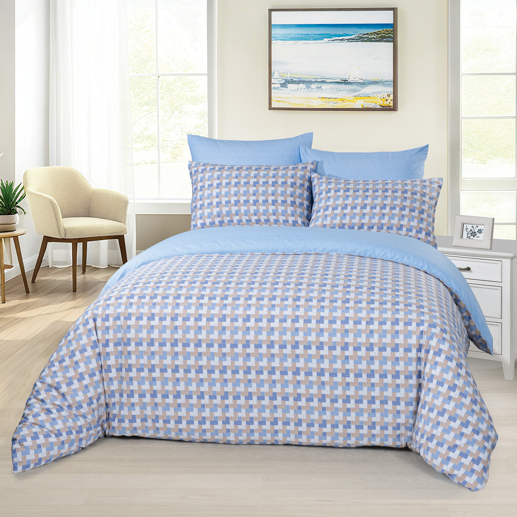 100%纯棉印花990针系列  #CW1327