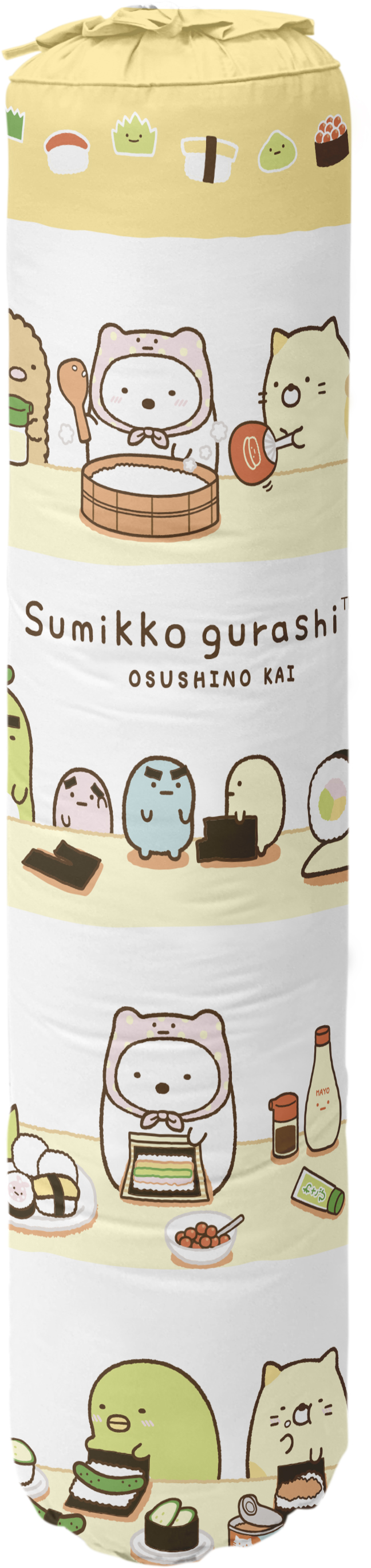 Swiss Sanitized®卡通抱枕 (蜜桃绒面) - 角落小伙伴  #SG059A-PL