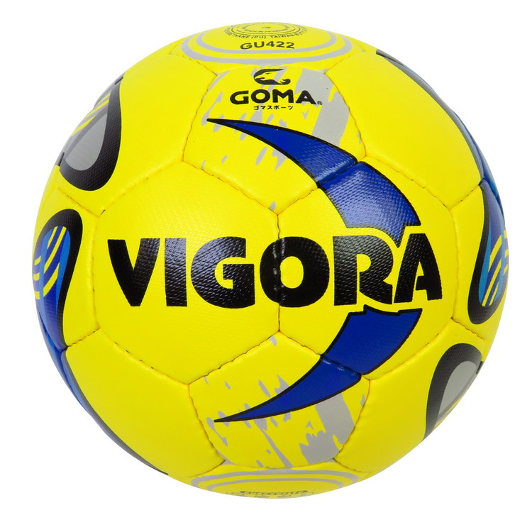 GOMA VIGORA 4 号足球, 手缝PU皮光面格纹