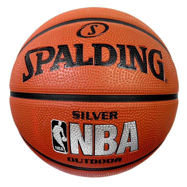 SPALDING Silver Outdoor 5 號膠籃球