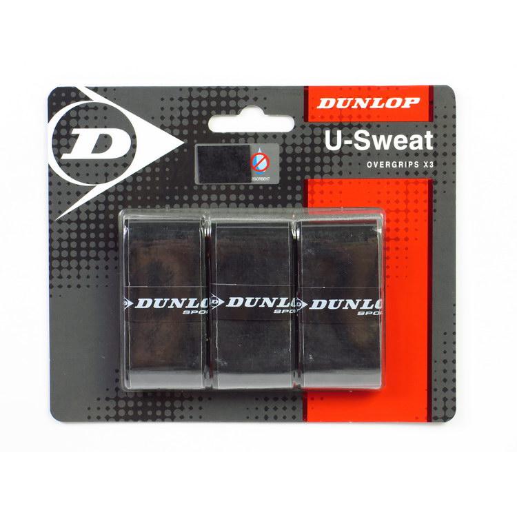 DUNLOP TAC Viper-dry Overgrip (3pcs/card), Black