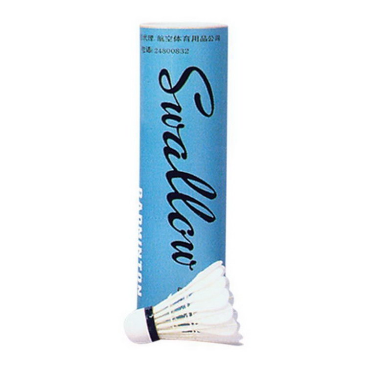 Swallow Badminton Shuttlecocks (6pcs/tube)