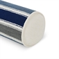 Blue Stripe Bolster Cushion Cover - D18xL45cm