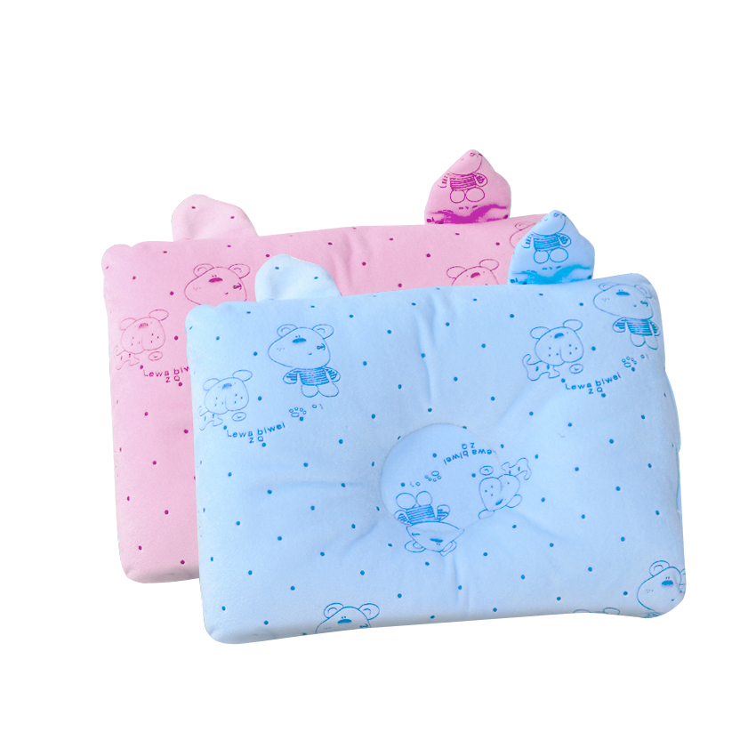 Tenson 嬰兒護頭窩枕 款式隨機 (粉藍/粉紅) 
