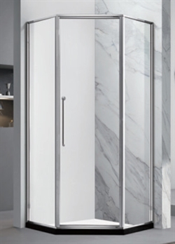 不銹鋼包框對角趟浴屏B-602(舊型號BR-31)