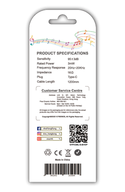 V.FRIENDS Type C 有線耳機 (EARBUD-0015)