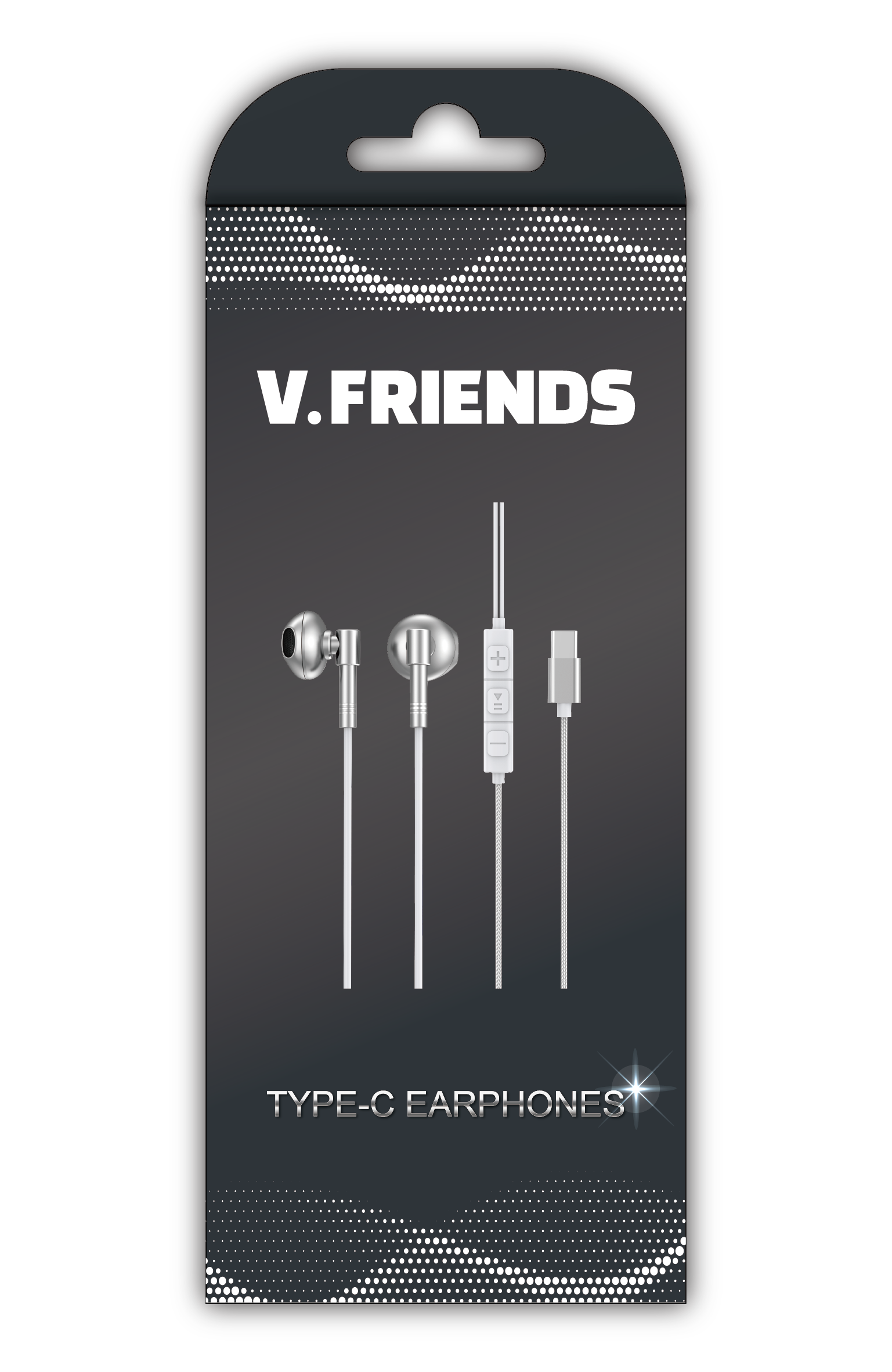 V.FRIENDS Type C Wired Earbuds (EARBUD-0018)