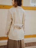 Textured Belt Blazer 